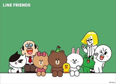 LINE FRIENDS ART展 KV