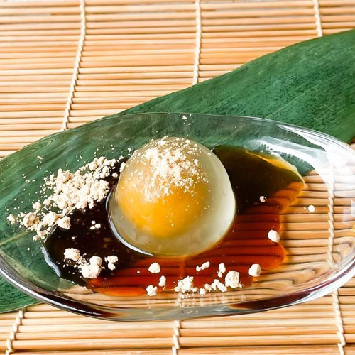 いも栗カボチャ水晶　黒蜜ときな粉