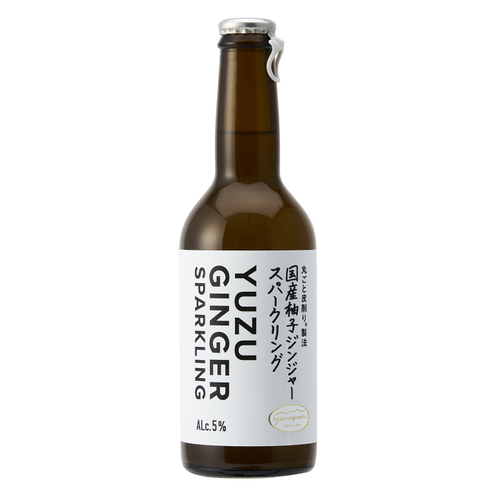 国産柚子ジンジャースパークリング　330ｍL