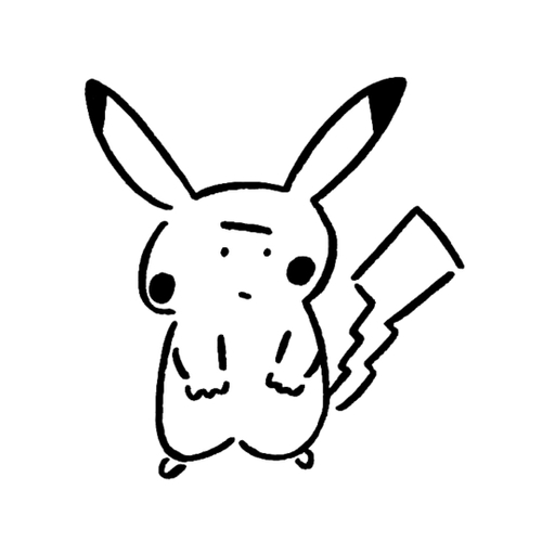 刺繍：ピカチュウ(長場 雄)