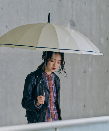 16Kアンブレラ ベージュシングルライン（税込&yen;2,750）