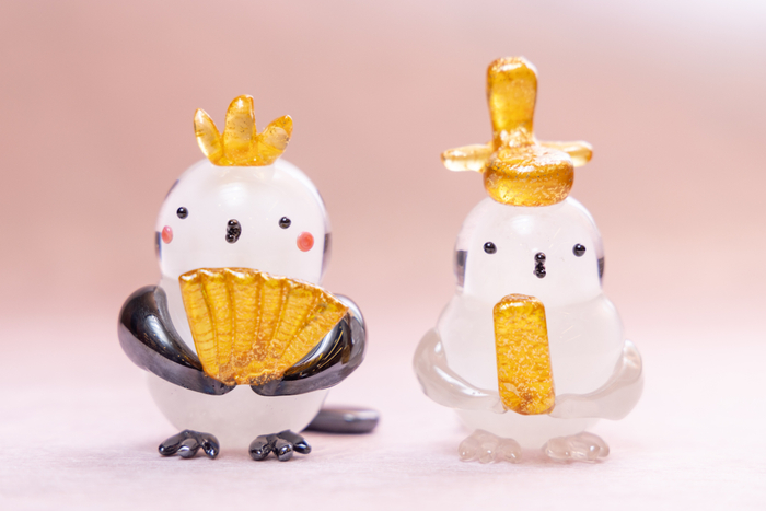 人気のシマエナガの雛人形