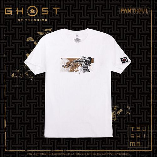 Ghost of Tsushima 仁之道 Tシャツ(白)：￥3,520