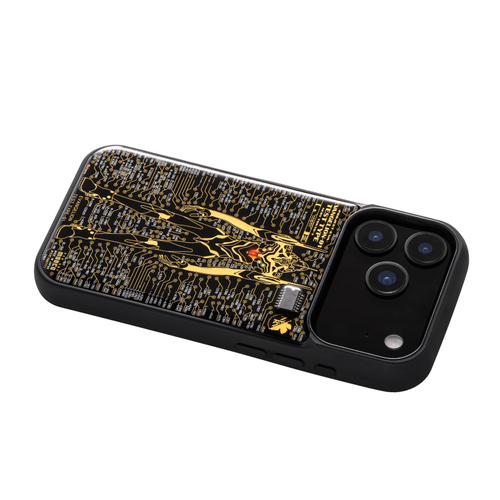 FLASH EVA01 基板アート iPhone 17 Proケース　ななめ