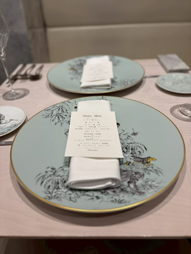 エルメスのウェルカムプレート