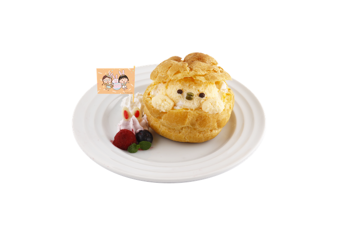 まる子とたまちゃんお手製のぴよぴよプリンシュークリーム 1,100円