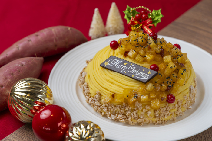 鳴門金時モンブランドームケーキ