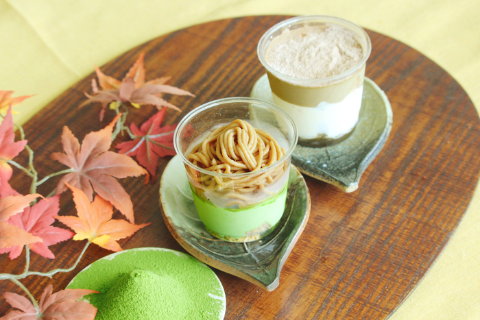 抹茶モンブラン・ほうじ茶アップルシナモン