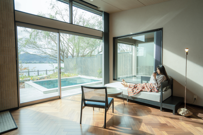 一棟貸切 特別棟 「湖邸 -Kotei-」　一例