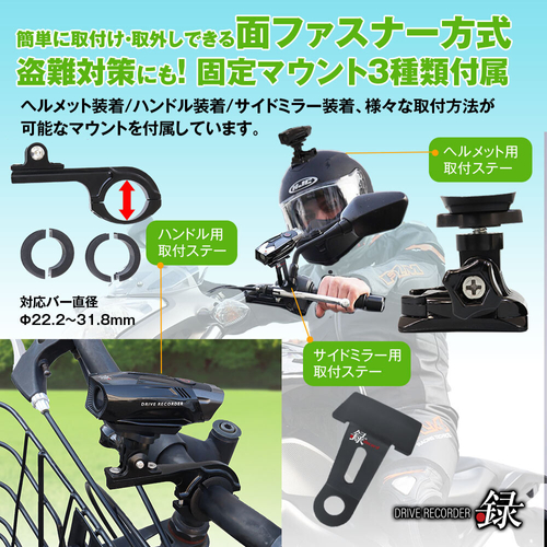 BDVR-B001　取付ステーが豊富