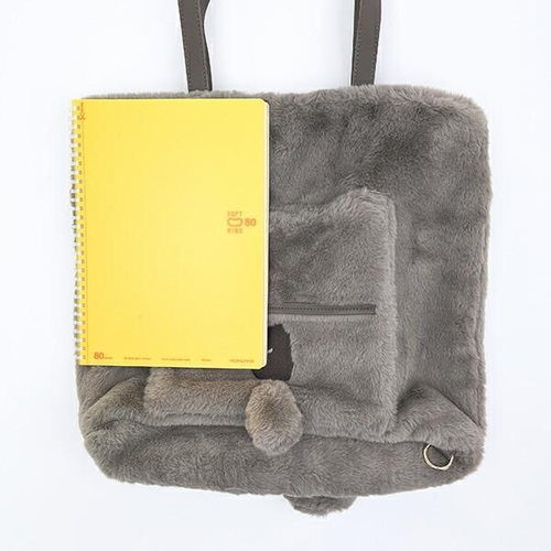 ROOTOTEコラボのスヌーピーふわもこ2WAYショルダートートバッグ