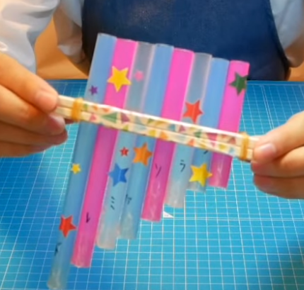 手作り楽器（サンポーニャ）