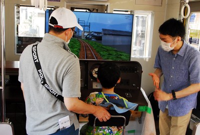 運転シミュレーション体験