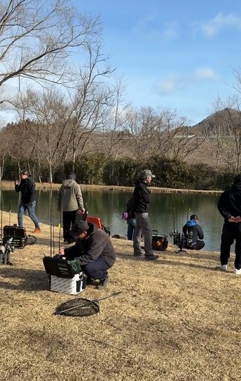 釣り堀の様子1