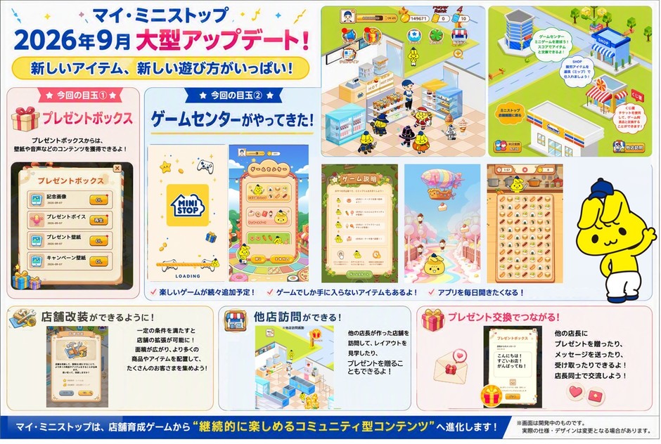アップデート内容 イメージ画像