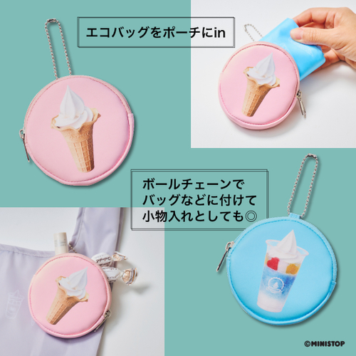 MINISTOP OFFICIAL BOOK ポーチ&エコバッグ イメージ画像
