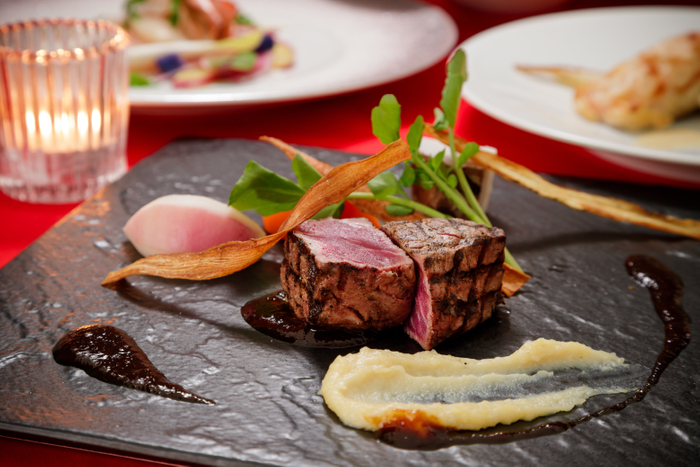 近江牛ロースのグリエに変更可能