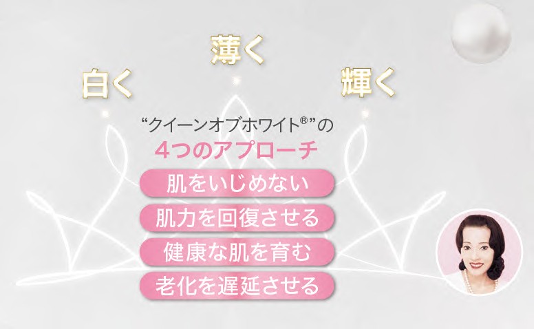 クイーンオブホワイト®の4つのアプローチ