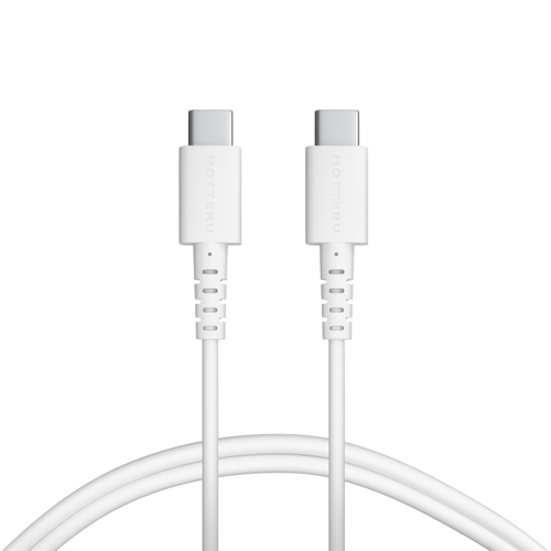 Type-C to Type-Cケーブル（MOT-CBCCG）エアリーホワイト