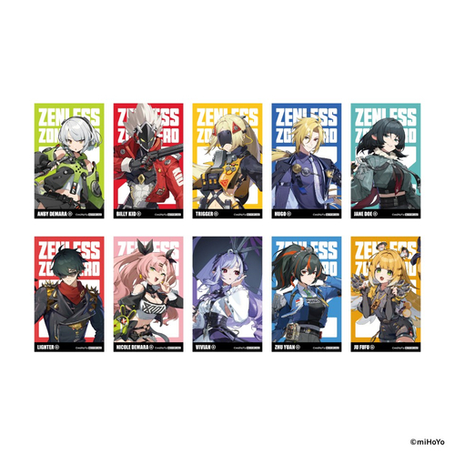 後半：7/26（土）～8/17（日） ゼンレスゾーンゼロ オリジナルカード（全10種）