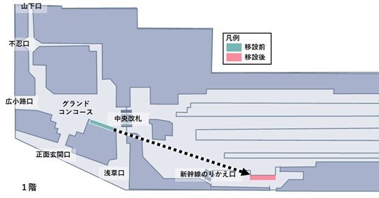 ステンドグラス設置位置図