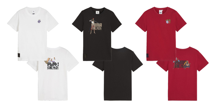 ＜キッズ ボーイズ PUMA &times; ワンピース Tシャツ　画像＞