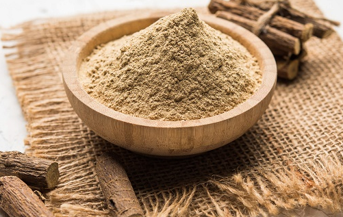 図. 甘草抽出物の製品画像