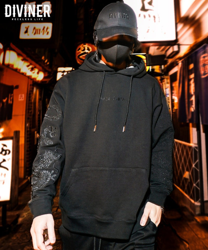 Just Ink&rsquo;ｄ Hoodie(ブラック/ブラック)