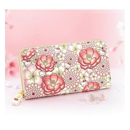ハローキティ50周年の浅草文庫長財布