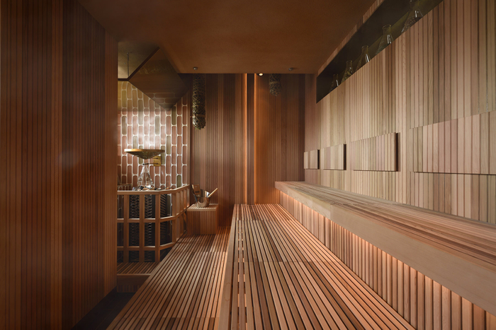 木と薬草の香りに包まれる女性サウナ「Woven Sauna」