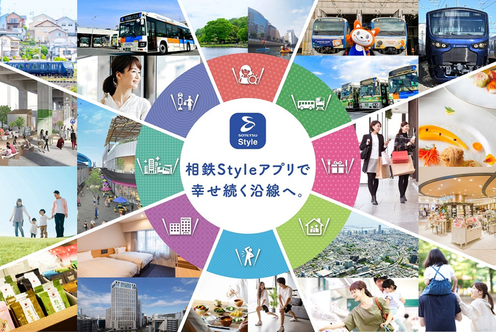 「相鉄Styleアプリ」(イメージ)