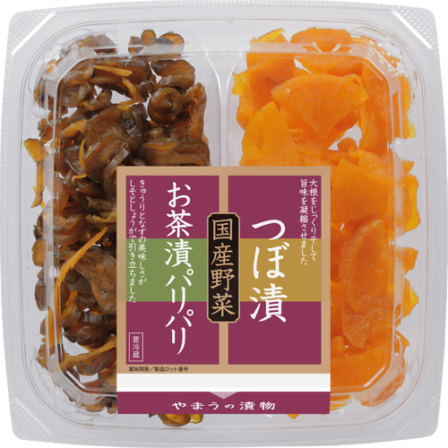 国産二色 お茶漬パリパリ・つぼ漬