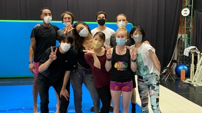 主演の森崎ウィン、Crystal Kayもアクロバットの稽古をスタート!