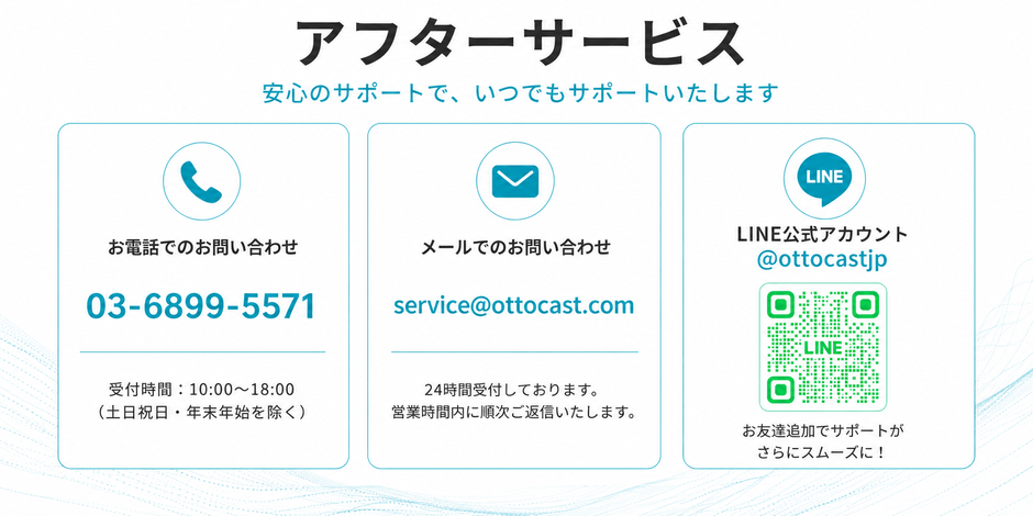 ユーザーに関心・オットキャスの態度
