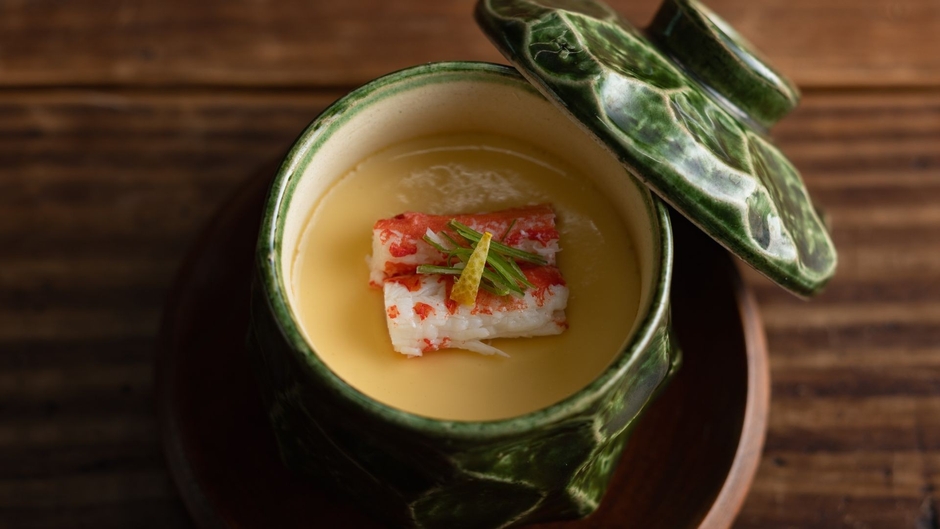 かに身&かに味噌入り茶碗蒸し/一例
