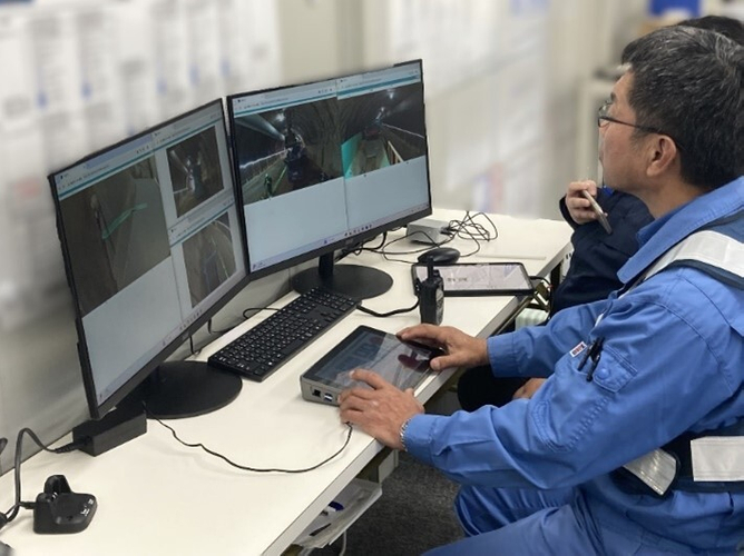 写真3：実証試験状況