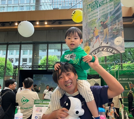 駆けつけてくれたMarty Spaceファン親子