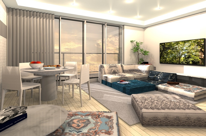 【コーディネート事例】&ldquo;かっこ良くて楽しい&rdquo;がキーワードのファミリーリビング