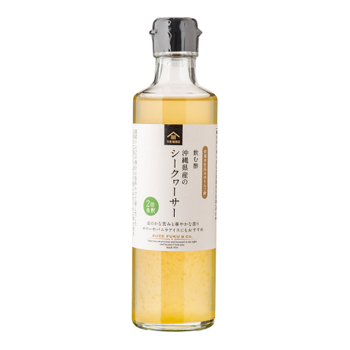 飲む酢　沖縄県産のシークヮーサー：600円（税込）