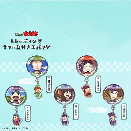 忍たまのチャーム付き缶バッジ