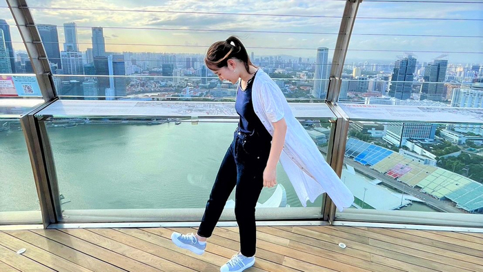 シンガポール研修での１コマ