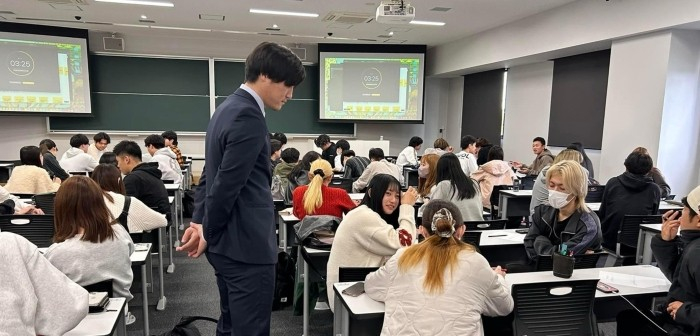 令和6年度（2024年度）の講義ではJ3リーグFC大阪の元選手 武田太一氏が登壇