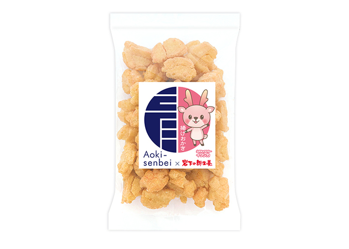 『岩下の新生姜揚げおかき』商品パッケージ