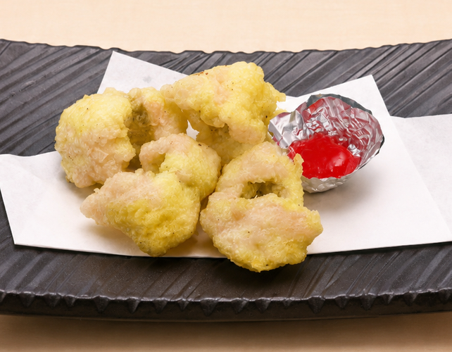 前どれ白鷺はも天ぷら