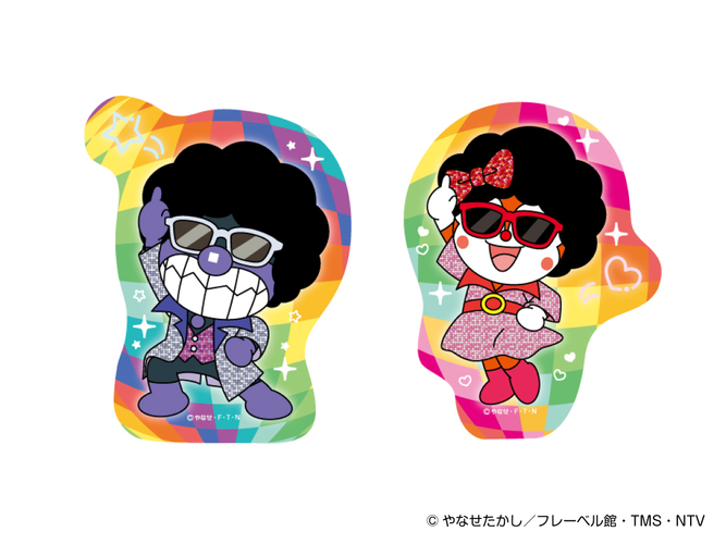 ステッカー DANCE　価格：各275円　店舗：アンパンマンフレンズ