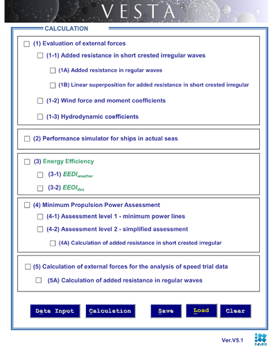 VETSA Ver. 5.1 (MP 3.0) トップ画面