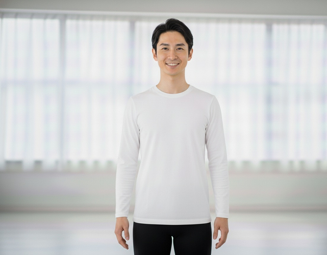 男性モデル着用画像