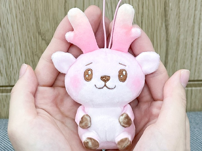 てのひらにちょこんと収まるサイズ