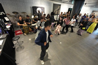4F LA CALLE パーカッションダンスセッション 2024年度の様子