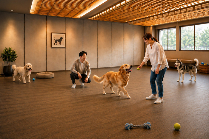 大型犬用ドッグラン　※イメージです（AI加工を含みます）